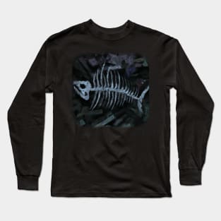 Dark fishbone Long Sleeve T-Shirt